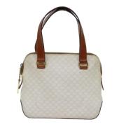 Pre-owned Canvas celine-bags Celine Vintage , White , Dames