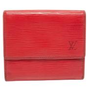 Pre-owned Leather totes Louis Vuitton Vintage , Red , Dames