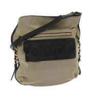 Pre-owned Canvas shoulder-bags Chloé Pre-owned , Beige , Dames