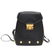 Pre-owned Leather backpacks Salvatore Ferragamo Pre-owned , Black , Da...