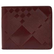 Pre-owned Leather wallets Burberry Vintage , Red , Heren