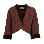 Pre-owned Wool outerwear Valentino Vintage , Brown , Dames