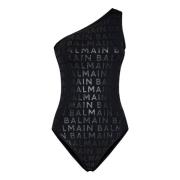 Badpak uit één stuk Balmain , Black , Dames