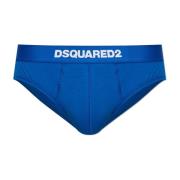 Slips met logo Dsquared2 , Blue , Heren