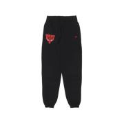 NBA Script Jogger Broek New Era , Black , Heren