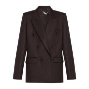 Double-breasted blazer Stella McCartney , Brown , Dames