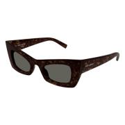 Designer Zonnebril SL 702 Saint Laurent , Brown , Unisex