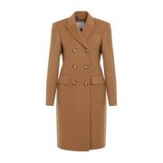 Kameel Morgana Coat Sportmax , Brown , Dames