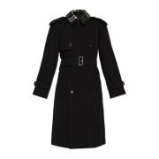 Katoenen trenchcoat Burberry , Black , Dames