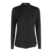 Klassiek getailleerd overhemd Theory , Black , Dames