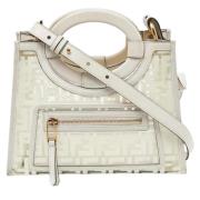 Pre-owned Leather totes Fendi Vintage , White , Dames