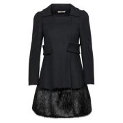 Pre-owned Wool outerwear Prada Vintage , Black , Dames