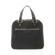 Pre-owned Leather handbags Bvlgari Vintage , Black , Dames