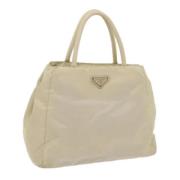 Pre-owned Nylon prada-bags Prada Vintage , Beige , Dames