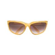 Pre-owned Acetate sunglasses Dior Vintage , Yellow , Dames