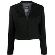Pre-owned Cotton outerwear Versace Pre-owned , Black , Dames