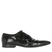 Pre-owned Leather flats Sergio Rossi Pre-owned , Black , Heren