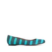 Pre-owned Cotton flats Missoni Pre-owned , Blue , Dames