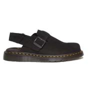 Jorge II Suede Klompen Zwart Dr. Martens , Black , Heren