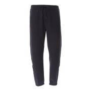 Navy Blauw Logo Jogger Broek Emporio Armani , Blue , Heren