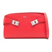 Flame Red Hug Stijlvolle Handtas Salvatore Ferragamo , Red , Dames