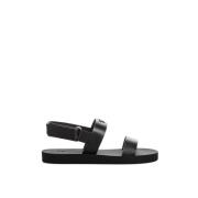 Hoogwaardige leren sandalen Giuseppe Zanotti , Black , Heren