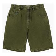 Cromer Denim Shorts HUF , Green , Heren