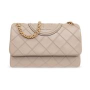 Zachte schoudertas Tory Burch , Beige , Dames