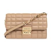 Tribeca Schoudertas Michael Kors , Beige , Dames