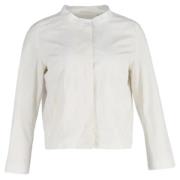 Pre-owned Silk outerwear Jil Sander Pre-owned , White , Dames