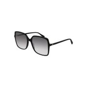 Zwart Grijs Zonnebril Gucci , Black , Dames