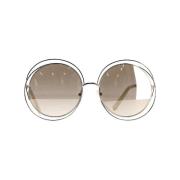 Pre-owned Metal sunglasses Chloé Pre-owned , Gray , Dames