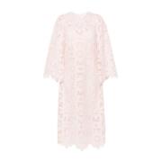 Kanten Midi Jurk Zimmermann , Pink , Dames