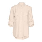 Frans Eiken Shirt Blouse Jenifapw Part Two , Brown , Dames