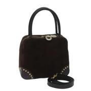 Pre-owned Suede celine-bags Celine Vintage , Brown , Dames