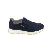 Blauwe Slip-On Zomersneakers Gabor , Blue , Heren