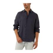 Heren Casual Overhemd Ramis Drykorn , Blue , Heren