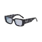 Zwart Crystal Havana Zonnebril Palm Angels , Black , Unisex