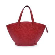 Pre-owned Leather louis-vuitton-bags Louis Vuitton Vintage , Red , Dam...