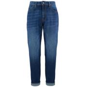 Heren Katoen Denim Jeans Regular Fit YES ZEE , Blue , Heren