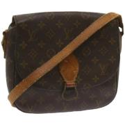 Pre-owned Canvas louis-vuitton-bags Louis Vuitton Vintage , Brown , Da...