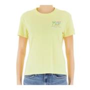 Gele T-shirts en Polos Emilie MC2 Saint Barth , Yellow , Dames