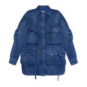 Denim jas The Attico , Blue , Dames