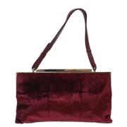 Pre-owned Fabric shoulder-bags Gucci Vintage , Red , Dames