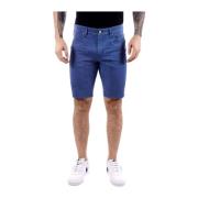 Slim Bermuda met Patches Jeckerson , Blue , Heren