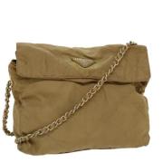 Pre-owned Nylon prada-bags Prada Vintage , Beige , Dames