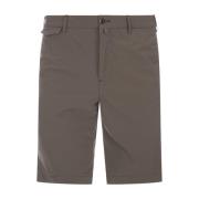 Bruine Stretch Katoenen Bermuda Shorts PT Torino , Brown , Heren