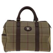 Pre-owned Canvas handbags Burberry Vintage , Multicolor , Dames