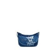 Denim Crossbody Tas Dondup , Blue , Dames