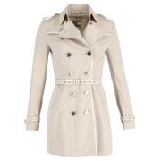 Pre-owned Cotton outerwear Burberry Vintage , Beige , Dames